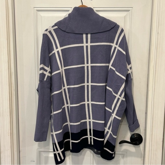 Tint & Shadow Womens Dolman Slv Cowl Neck Sweater Size L/XL Purple - Picture 3 of 9